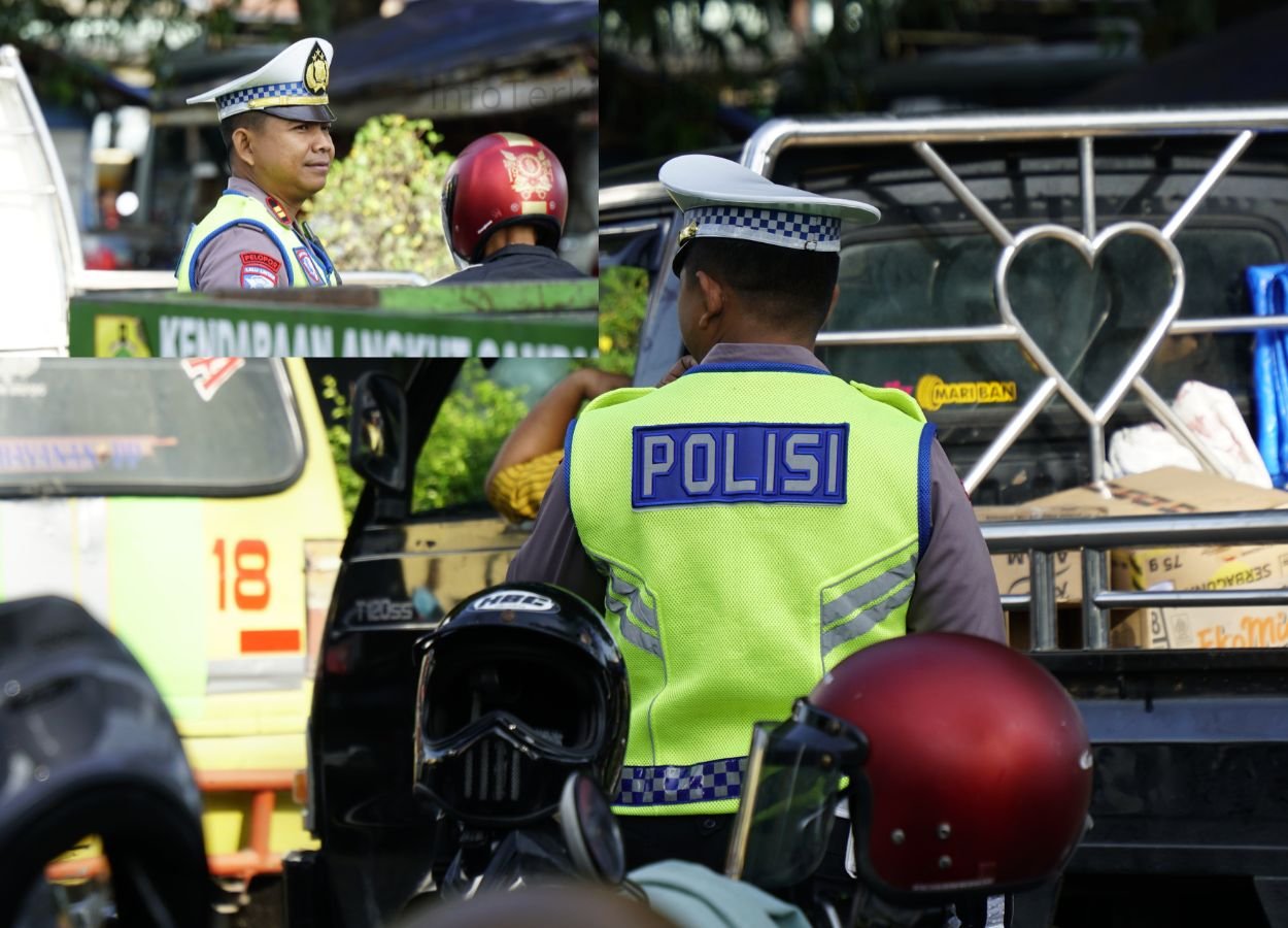 Satlantas Kediri Kota Kawal Pengamanan Jalur Kunjungan Kapolri di Nganjuk - InfoTerkiniJakarta.com
