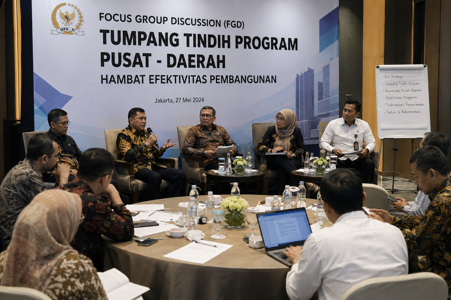 FGD MPR RI: Tumpang Tindih Program Pusat-Daerah Hambat Efektivitas Pembangunan