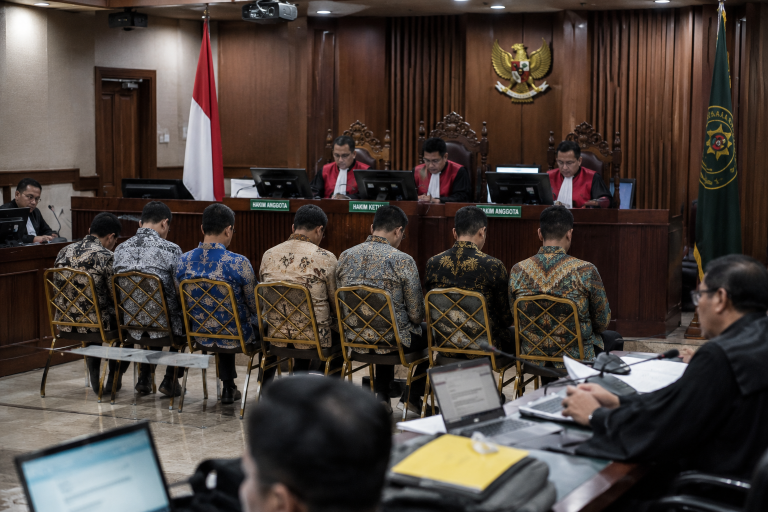 Tujuh Terdakwa Suap Sertifikasi K3 Kemnaker Divonis 4 hingga 6,5 Tahun Penjara