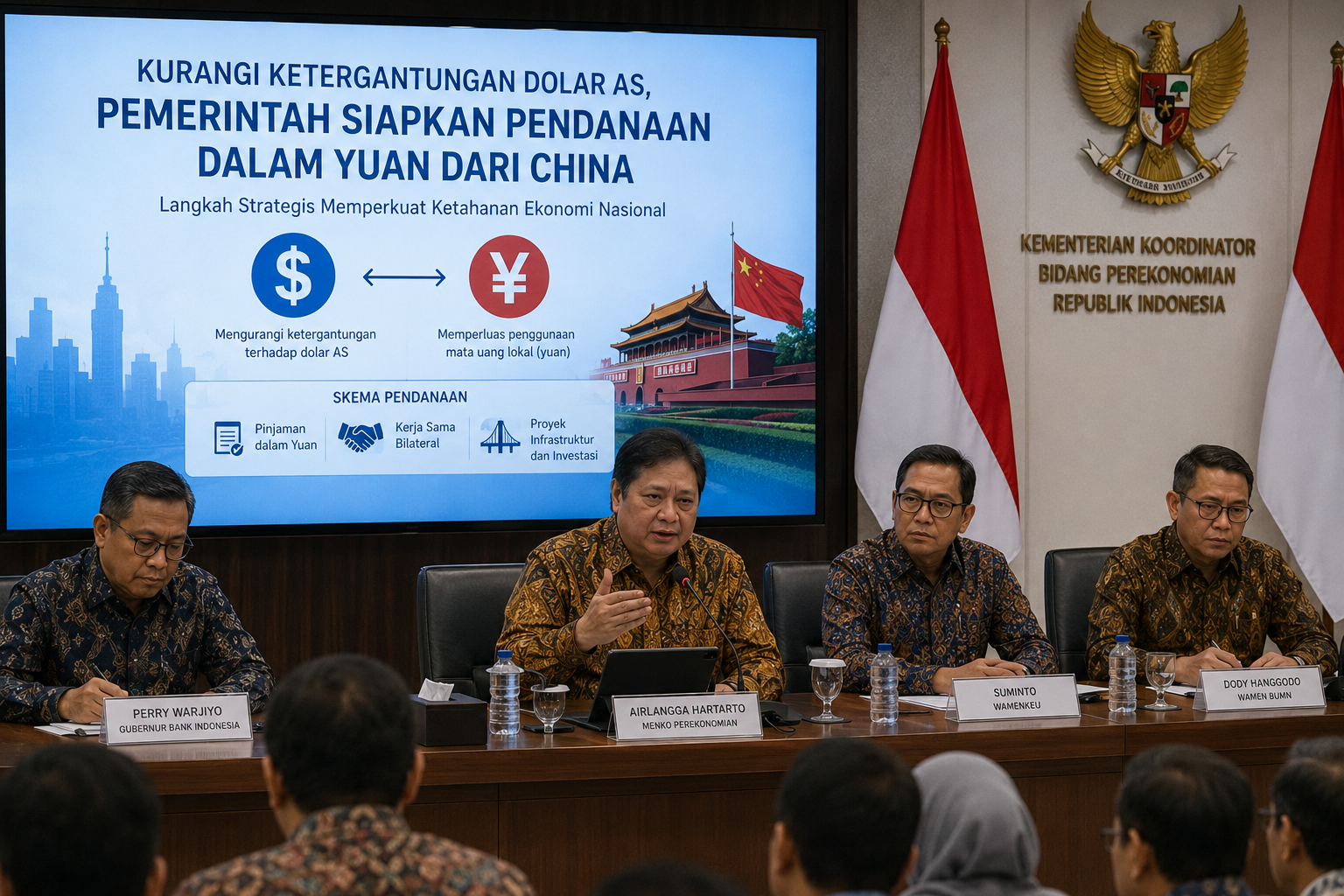 Kurangi Ketergantungan Dolar AS, Pemerintah Siapkan Pendanaan dalam Yuan dari China