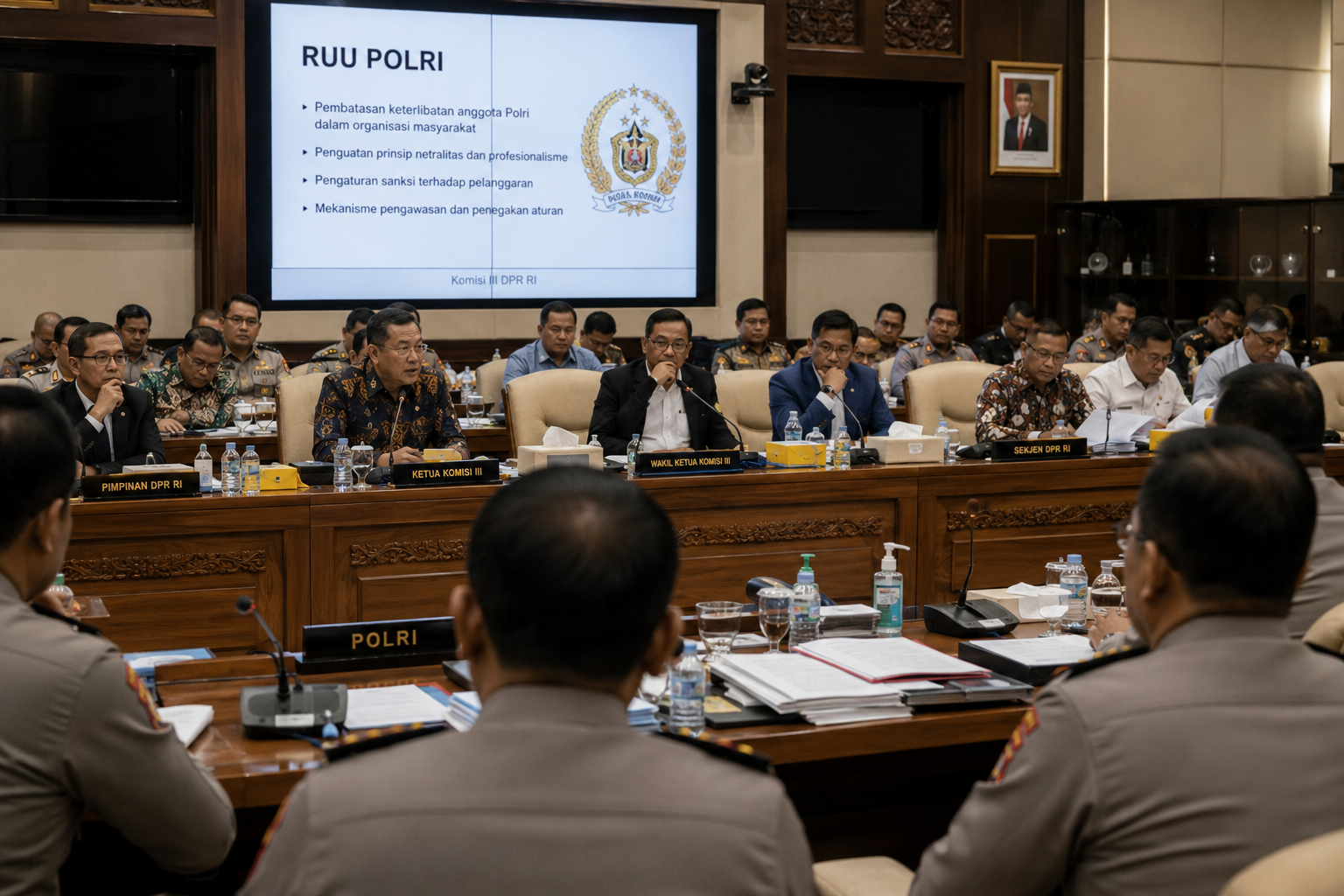 RUU Polri Bahas Pembatasan Polisi Terafiliasi Ormas, DPR Siapkan Regulasi Khusus
