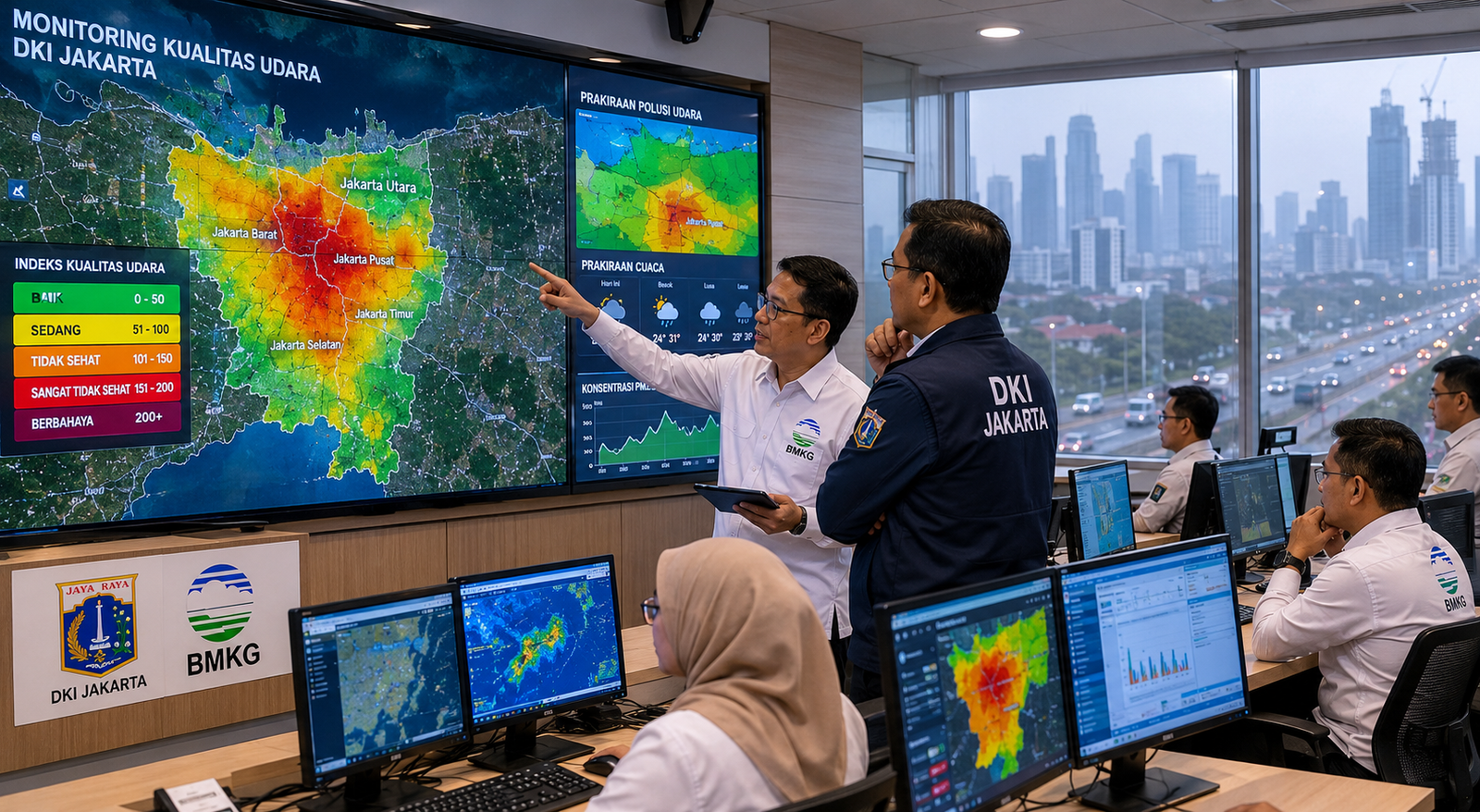 DKI Gandeng BMKG Bangun Sistem Peringatan Dini untuk Antisipasi Polusi Udara