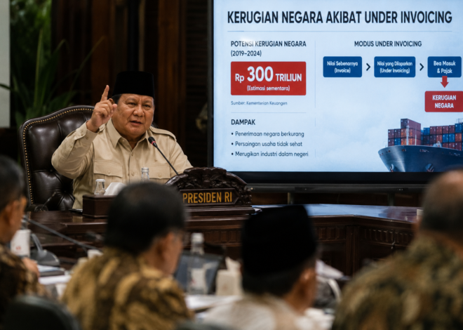 Prabowo Soroti Kerugian Negara Akibat Praktik Under Invoicing