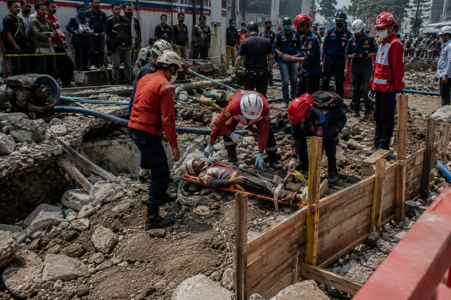 5 Fakta Ledakan Proyek Galian di Fatmawati yang Sebabkan Dua Pekerja Terluka