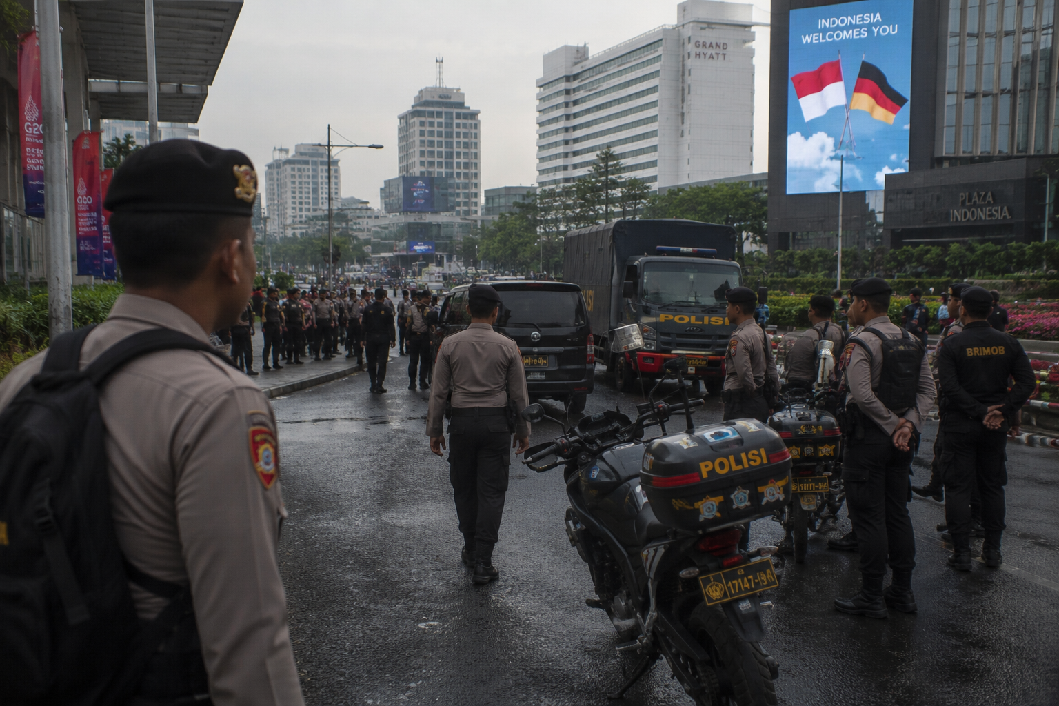 Polda Metro Kerahkan 585 Personel untuk Amankan Kunjungan Presiden Jerman ke Indonesia