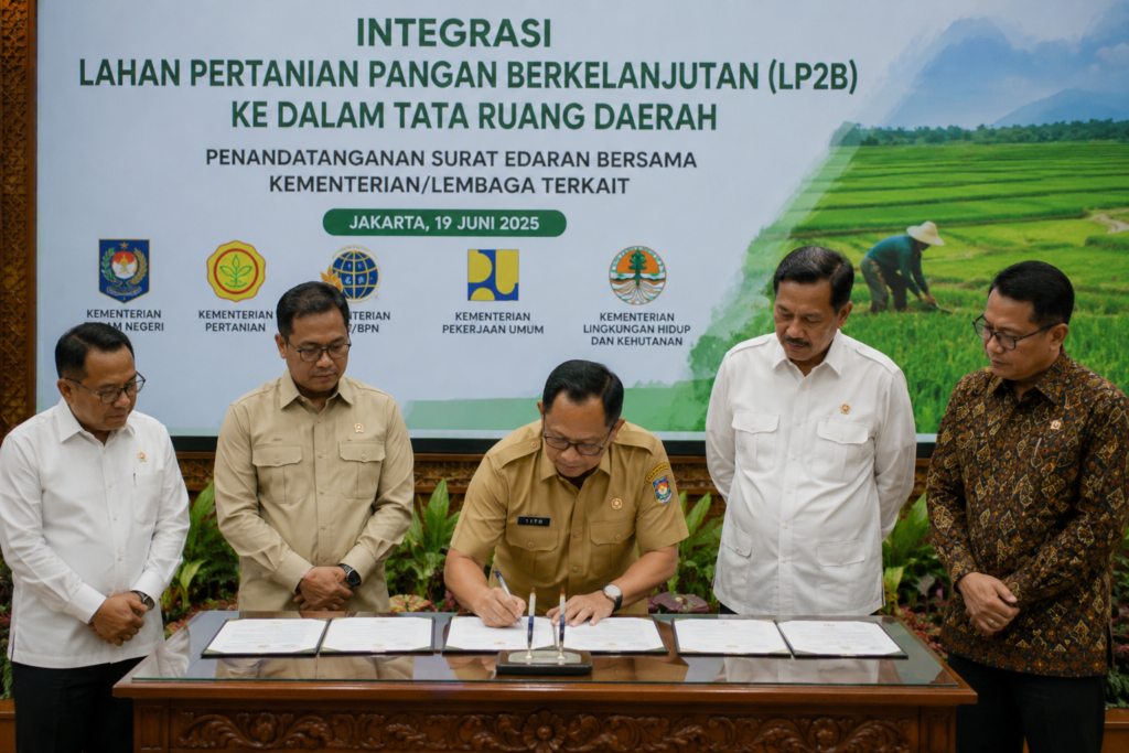 Pemerintah Integrasikan LP2B ke Tata Ruang untuk Jaga Lahan Pertanian