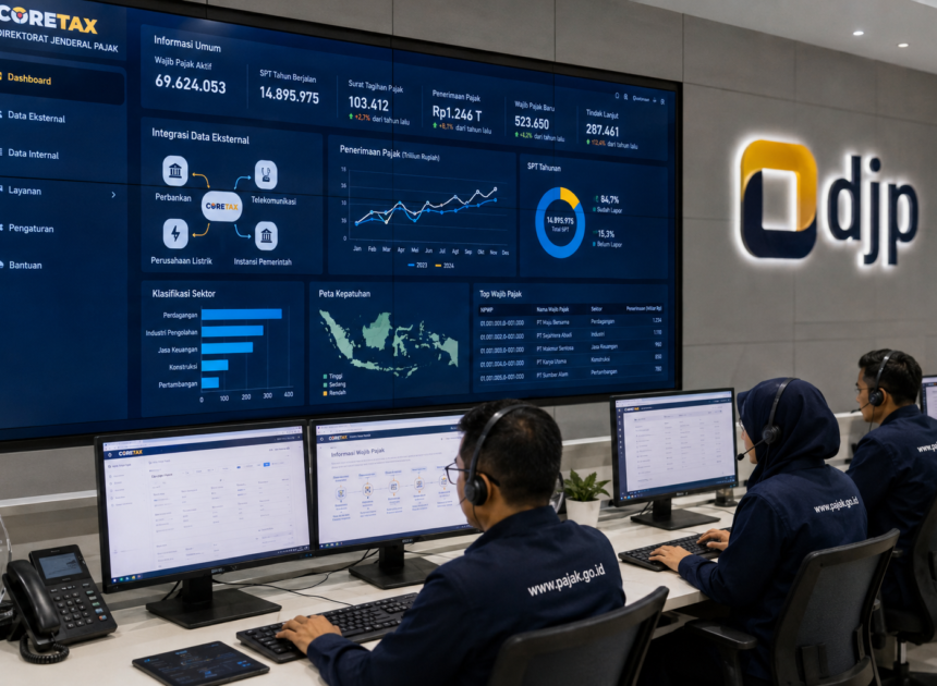 Coretax Kini Terhubung dengan Data PLN, Perbankan, dan Telkom