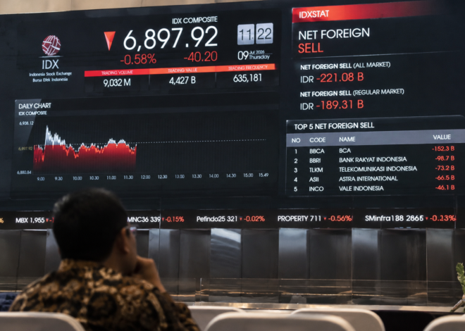 Asing Catat Net Sell Rp221 Miliar di Sesi I, Saham Bank Besar Jadi Sasaran