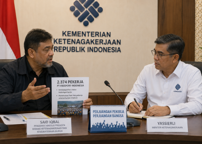 Said Iqbal Laporkan Nasib 2.374 Pekerja Freeport ke Menaker