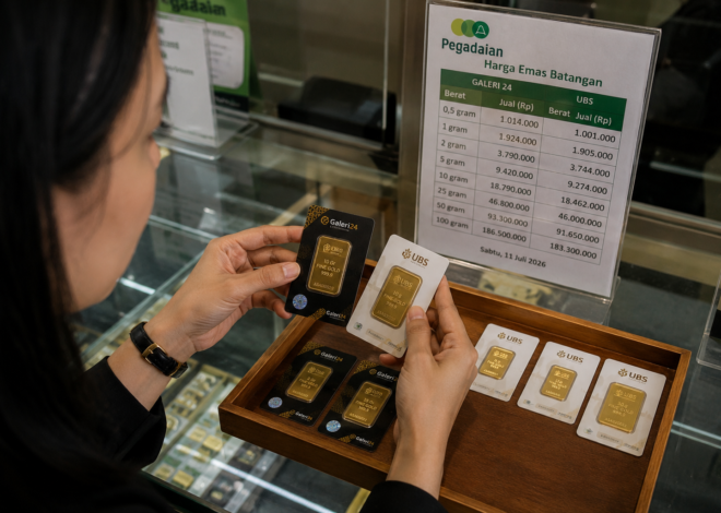 Harga Emas Pegadaian Hari Ini Naik Lagi, Galeri 24 dan UBS Menguat