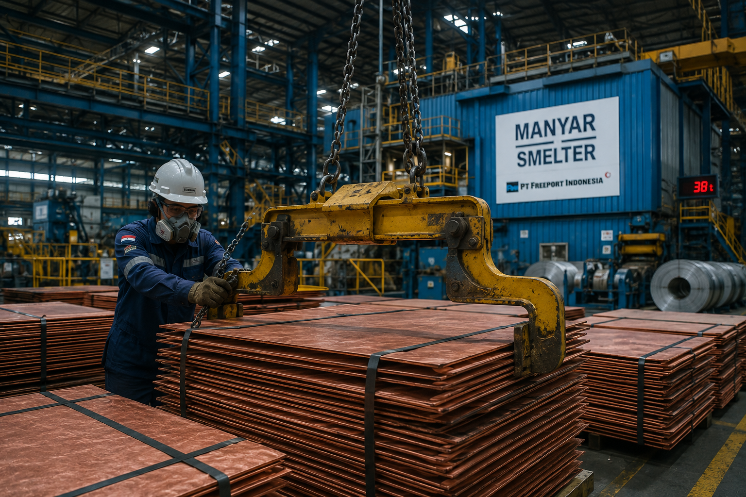 Hilirisasi Tembaga Diuji, Smelter Freeport dan Amman Jadi Andalan