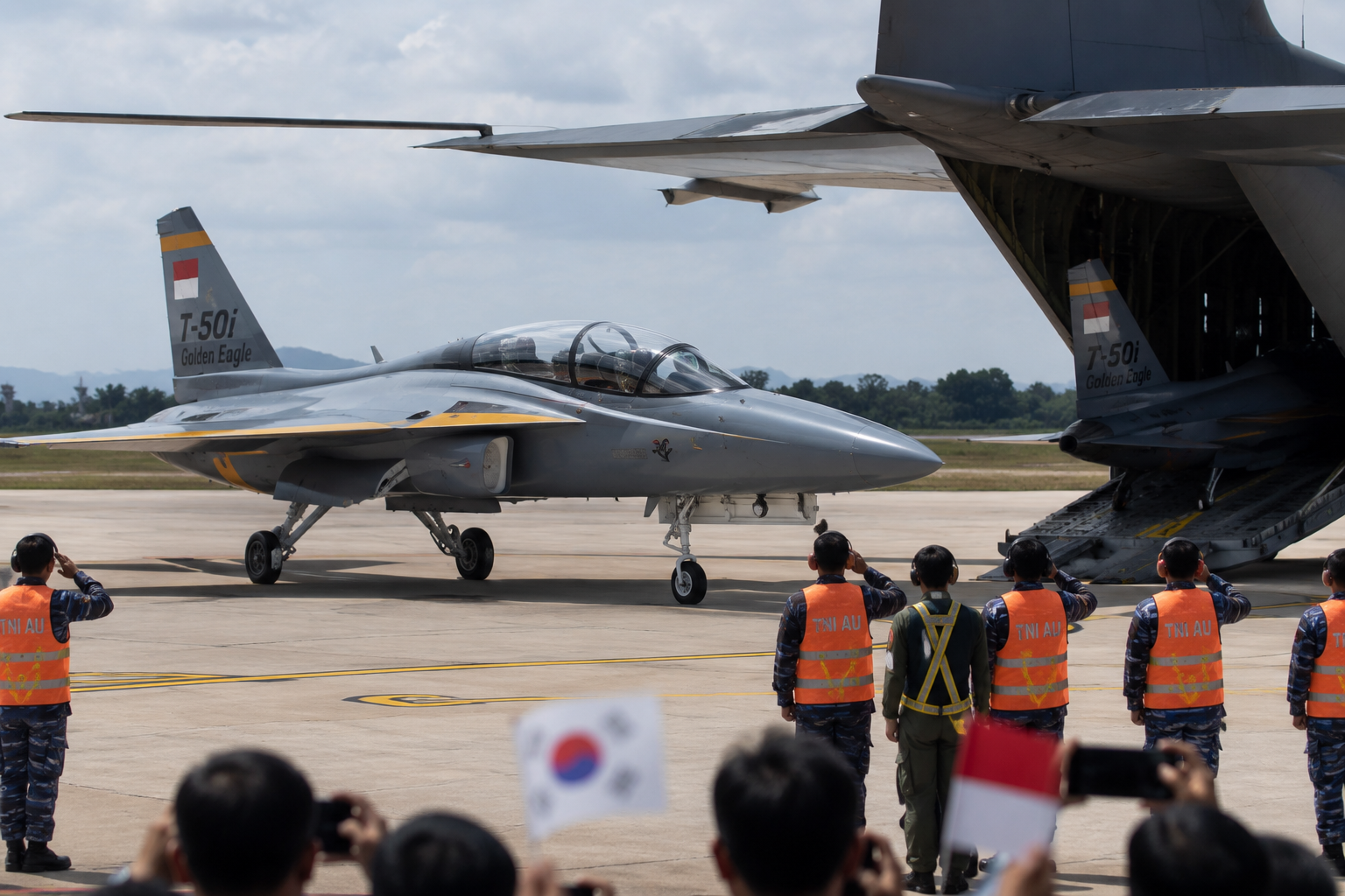 Enam Jet Tempur T-50i dari Korea Resmi Perkuat TNI AU