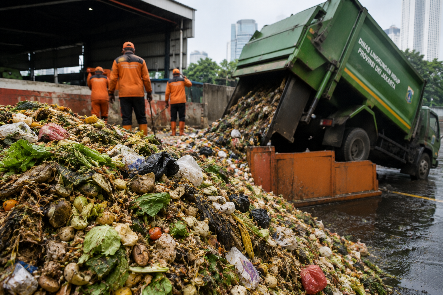 Jakarta Hasilkan 9.059 Ton Sampah Dalam Sehari